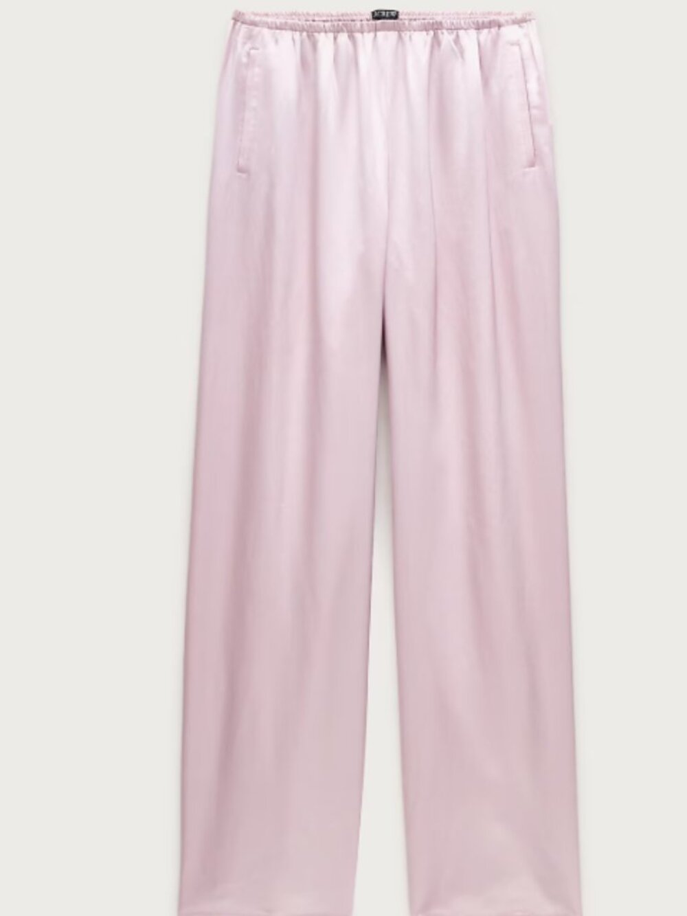 J. Crew Cosmo pant in luster charmeuse - Subtle Mauve XSP